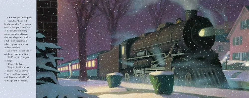 Polar Express 30th anniversary edition: A Caldecott Award Winner― Great for Holiday and Christmas Reading or Gifting