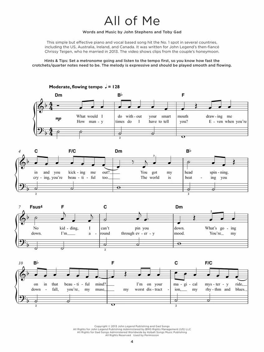Really Easy Piano - 40 of the Most Beautiful Songs Ever | Songbook mit klassischen Liedern für Piano | Anfänger-Klaviernotenbuch mit Texten und Spieltipps | Notenbuch für Klavier lernen