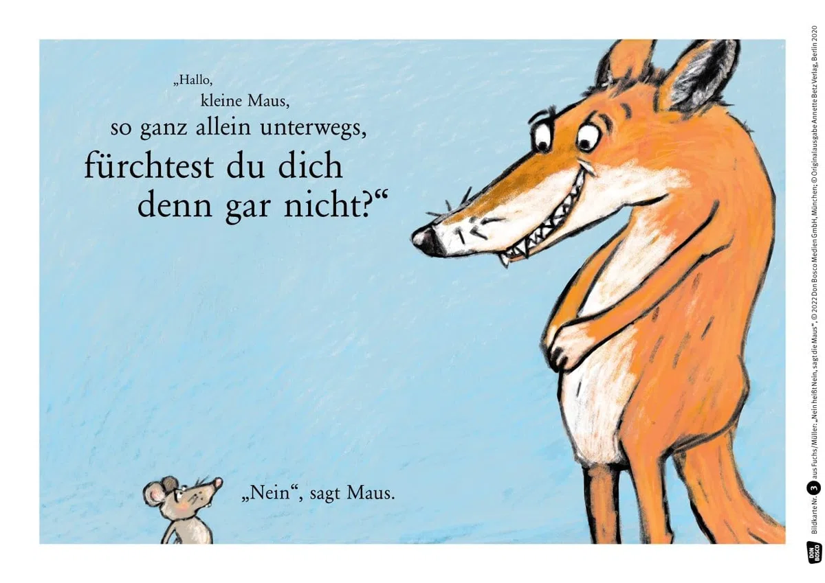 Nein heißt Nein, sagt die Maus. Kamishibai Bildkartenset: Entdecken - Erzählen - Begreifen: Bilderbuchgeschichten im Erzähltheater. Für Kita und ... für unser Erzähltheater)