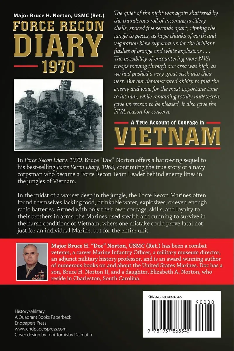 Force Recon Diary, 1970: A True Account of Courage in Vietnam