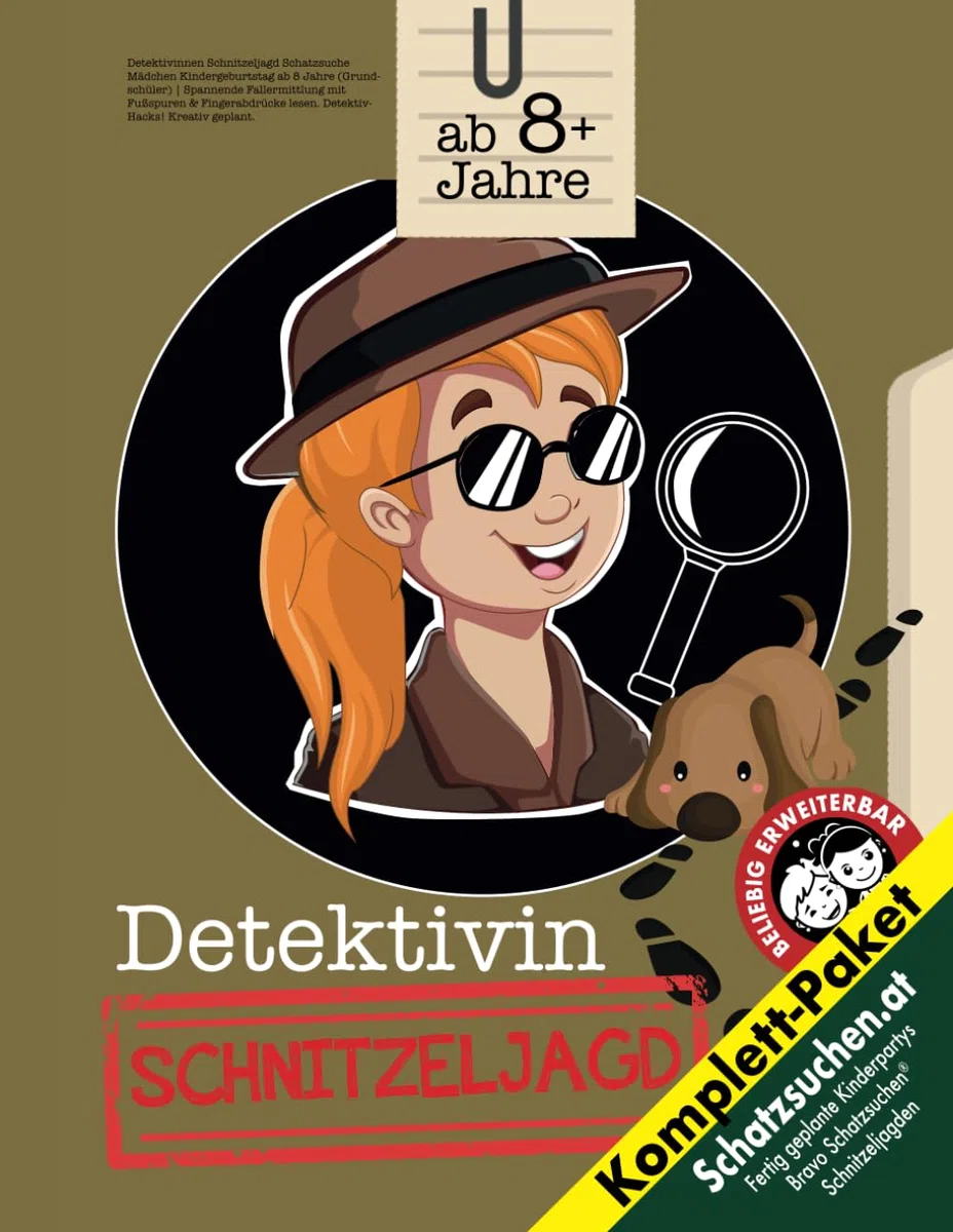 Detektivinnen Schnitzeljagd Schatzsuche Mädchen Kindergeburtstag ab 8 Jahre (Grundschüler): Detektiv Spiel - Fallermittlung mit Fußspuren & ... Kreativ geplant. (Bravo Schatzsuche)