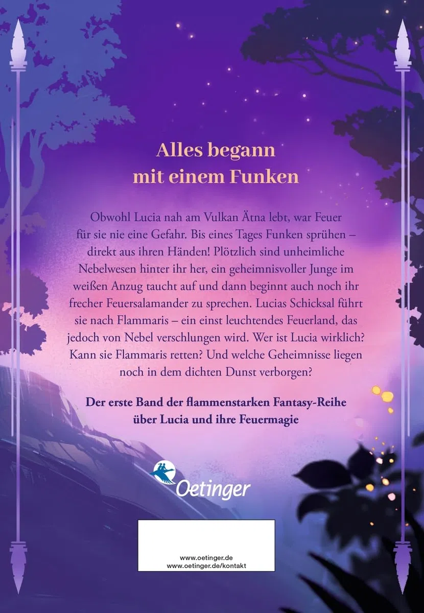Lucia 1. Flüsterin der Flammen: Eine packende Fantasygeschichte für Kinder ab 10 Jahren über ein Mädchen mit Feuerkräften