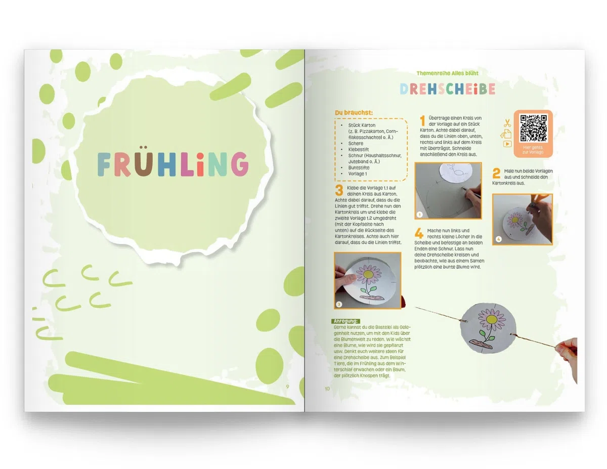 Bastelbuch – In 52 kreativen Themenwochen durch alle Jahreszeiten: Bastle dich durch über 100 kreativitätsfördernde Bastelideen für Frühling, Sommer, Herbst und Winter - für Kinder ab 4 Jahren