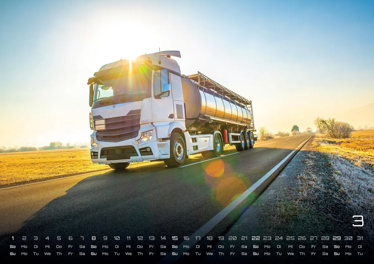 Trucks - Könige der Straße - LKW - 2026 - Kalender DIN A3: Der Wandkalender mit den besten LKW's auf unseren Straßen für das Jahr 2026 im Format DIN A3 (ca. 42 x 30 cm)!