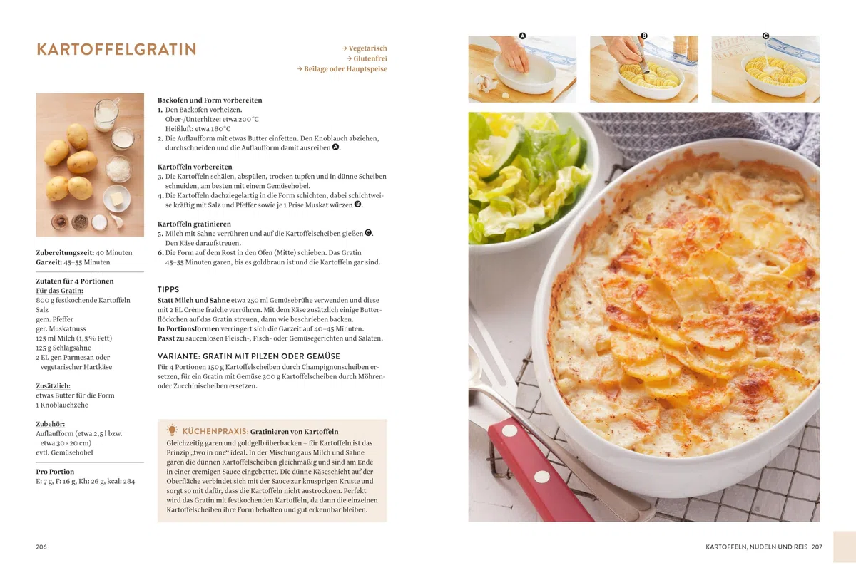 Kochen lernen Schritt für Schritt: Das Grundkochbuch für Koch-Anfänger – die wichtigsten Kochtechniken, Warenkunde und über 100 Rezepte mit Schritt-für-Schritt-Anleitungen