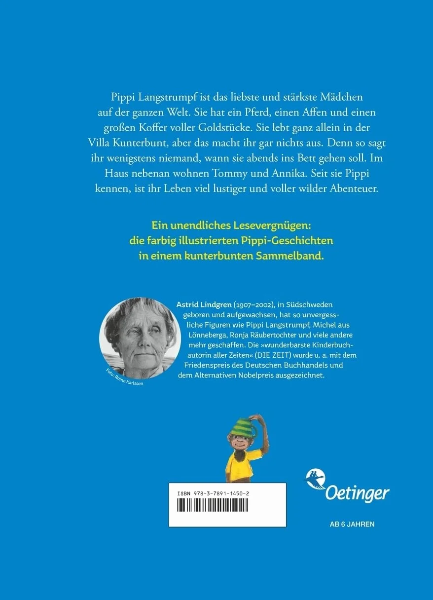 Pippi Langstrumpf. Alle Abenteuer in einem Band: Gesamtausgabe des Kinderbuch-Klassikers zum Vorlesen oder Selbstlesen ab 6 Jahren, modern und farbig illustriert