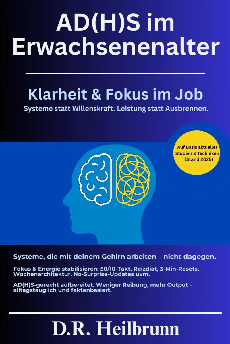 ADHS im Erwachsenenalter – Effizient und mit klarem Kopf arbeiten, ohne dabei auszubrennen: ADHS im Beruf: Fokus und Produktivität, Deep-Work, ... (Chaos & Klarheit – Die ADHS-Reihe)