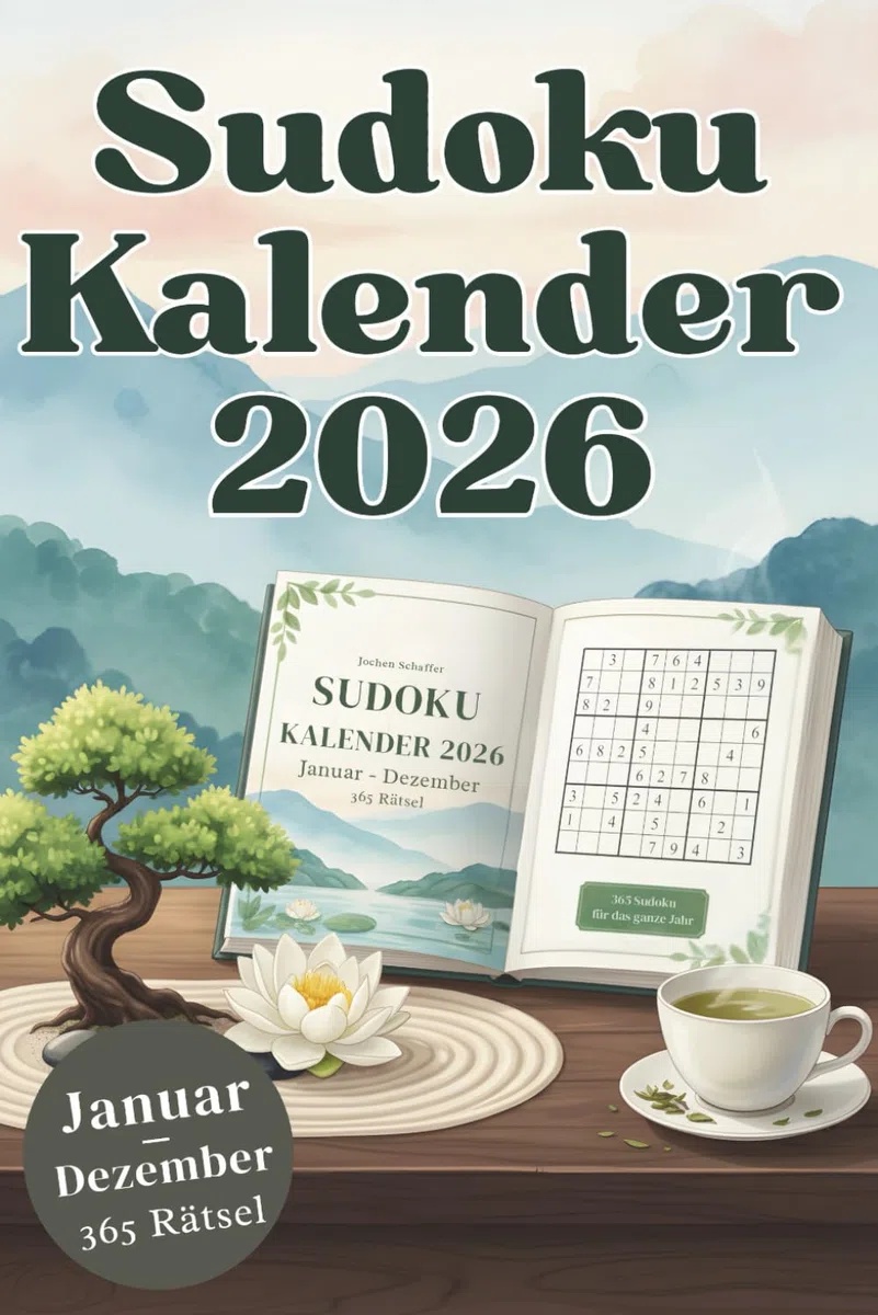 Sudoku Kalender 2026: 365 Tage Denktraining für Erwachsene