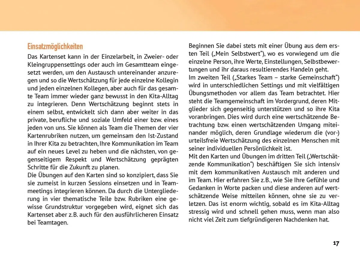 Mehr Wertschätzung im Kita-Team!: 48 Bildkarten mit Übungen und Praxisimpulsen für Erzieher:innen. Kommunikation verbessern, Beziehungen stärken. ... Teamentwicklung & Qualitätsmanagement)