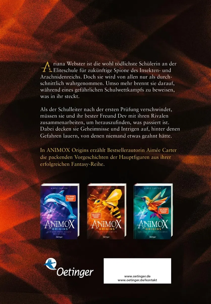 Animox Origins 2. Der Stich der Wespe: Actiongeladenes Prequel zur Fantasy-Buchreihe von Dein SPIEGEL-Bestsellerautorin Aimée Carter für Kinder ab 9 Jahren