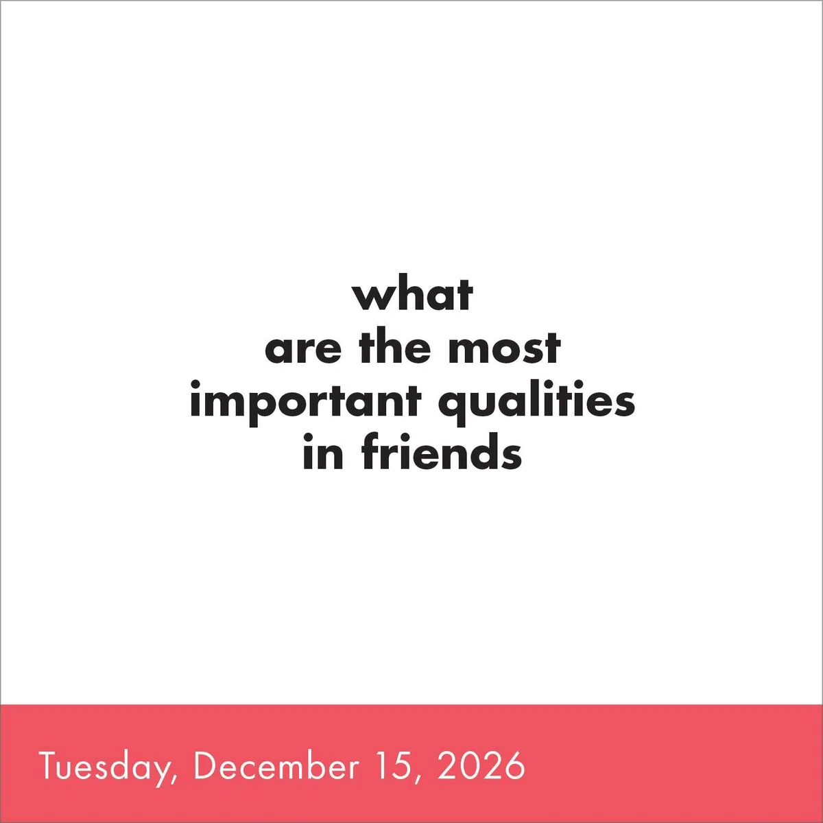 TableTopics® Question-A-Day Page-A-Day® Calendar 2026: A Year of Great Conversation Starters