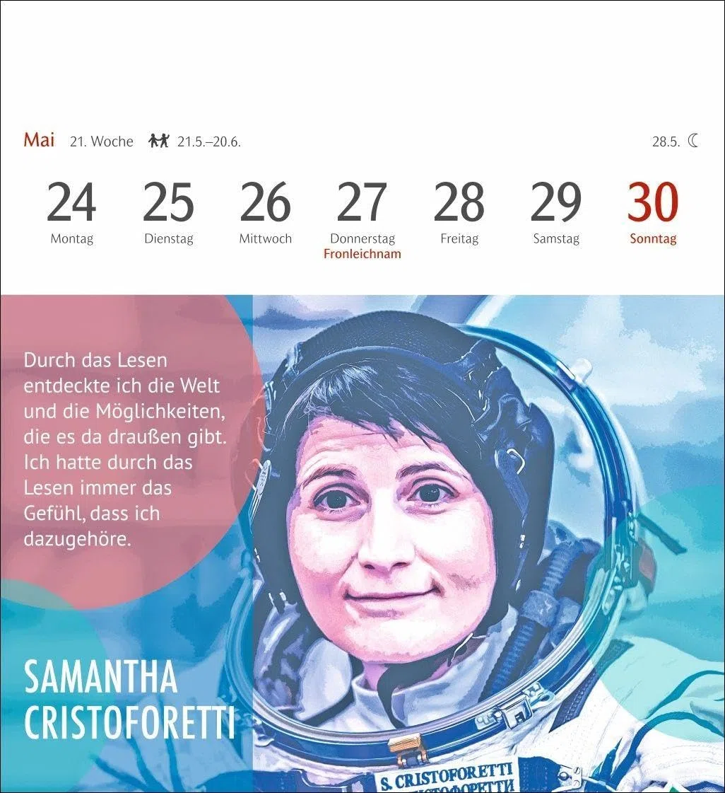 Starke Frauen Postkartenkalender 2027 - Kalender mit 53 Karten: Jede Woche ein kluges Zitat von mutigen Frauen! Kalender zum Aufstellen für die wöchentliche Portion Inspiration