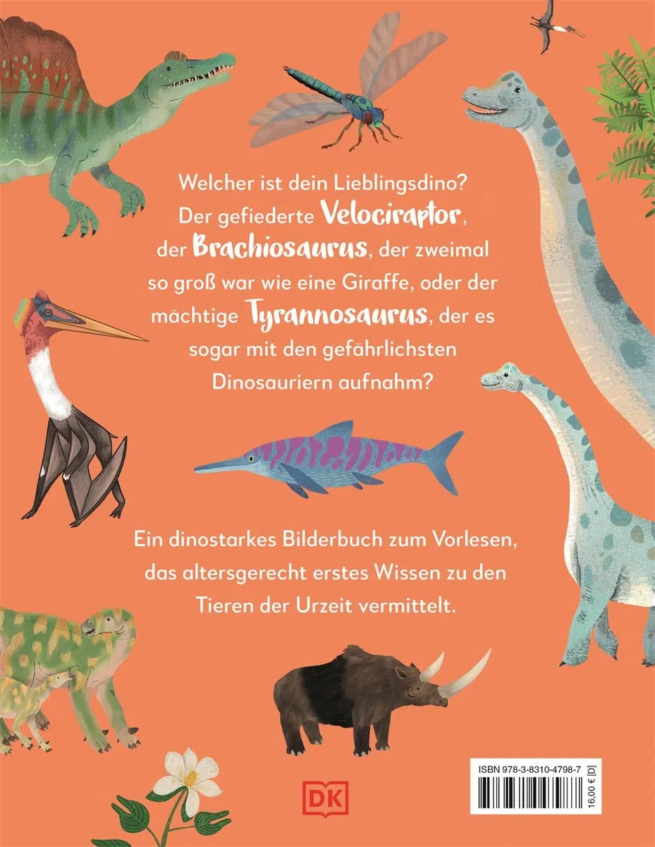 Mein liebstes Buch der Dinosaurier und anderer Lebewesen der Urzeit: Gemeinsam die Welt der Urzeittiere entdecken. Für Kinder ab 3 Jahren