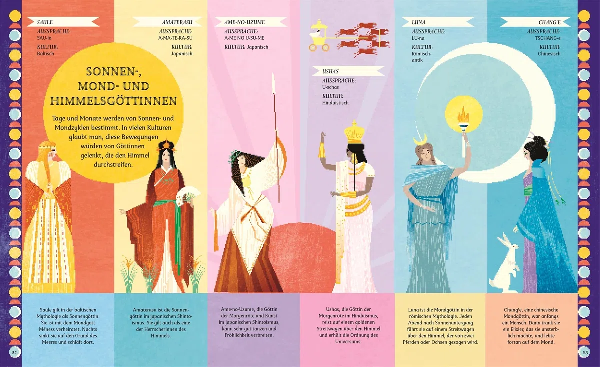 Sagenhafte Frauen: Von mutigen Kriegerinnen, magischen Wesen und mächtigen Göttinnen. Spannende, kunstvoll illustrierte Geschichten. Für Kinder ab 10 Jahren (Mythen und Sagen)