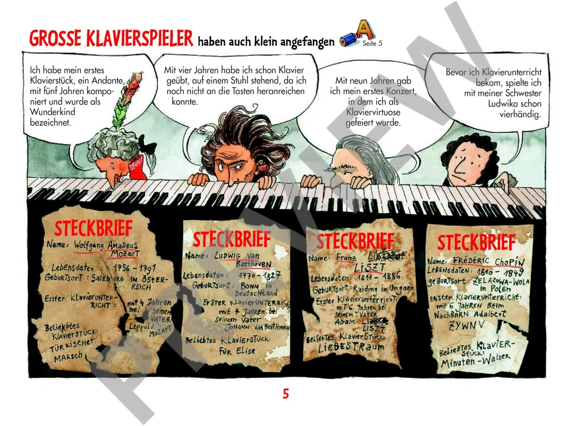 Piano Kids: Die Klavierschule für Kinder mit Spaß und Aktion. Band 1. Klavier. (Piano Kids, Band 1)