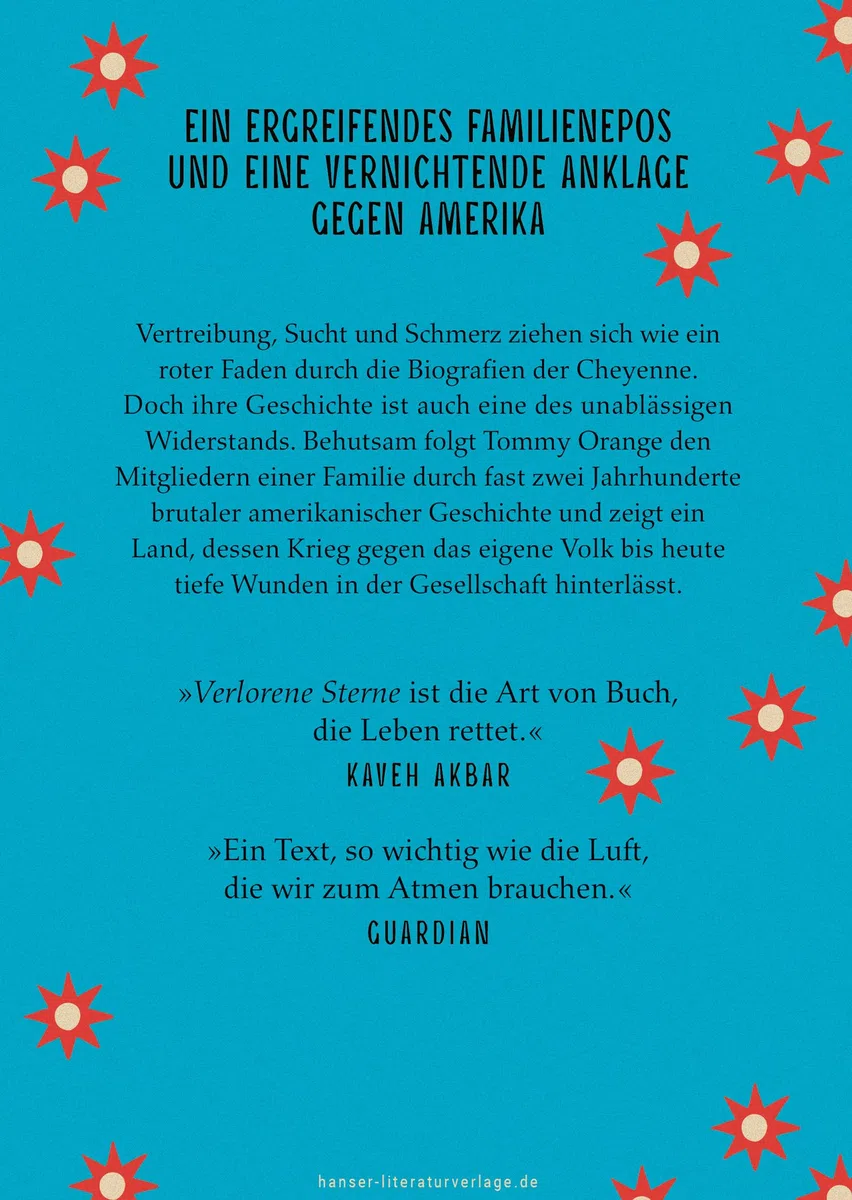 Verlorene Sterne: Roman Nominiert für den Booker Prize