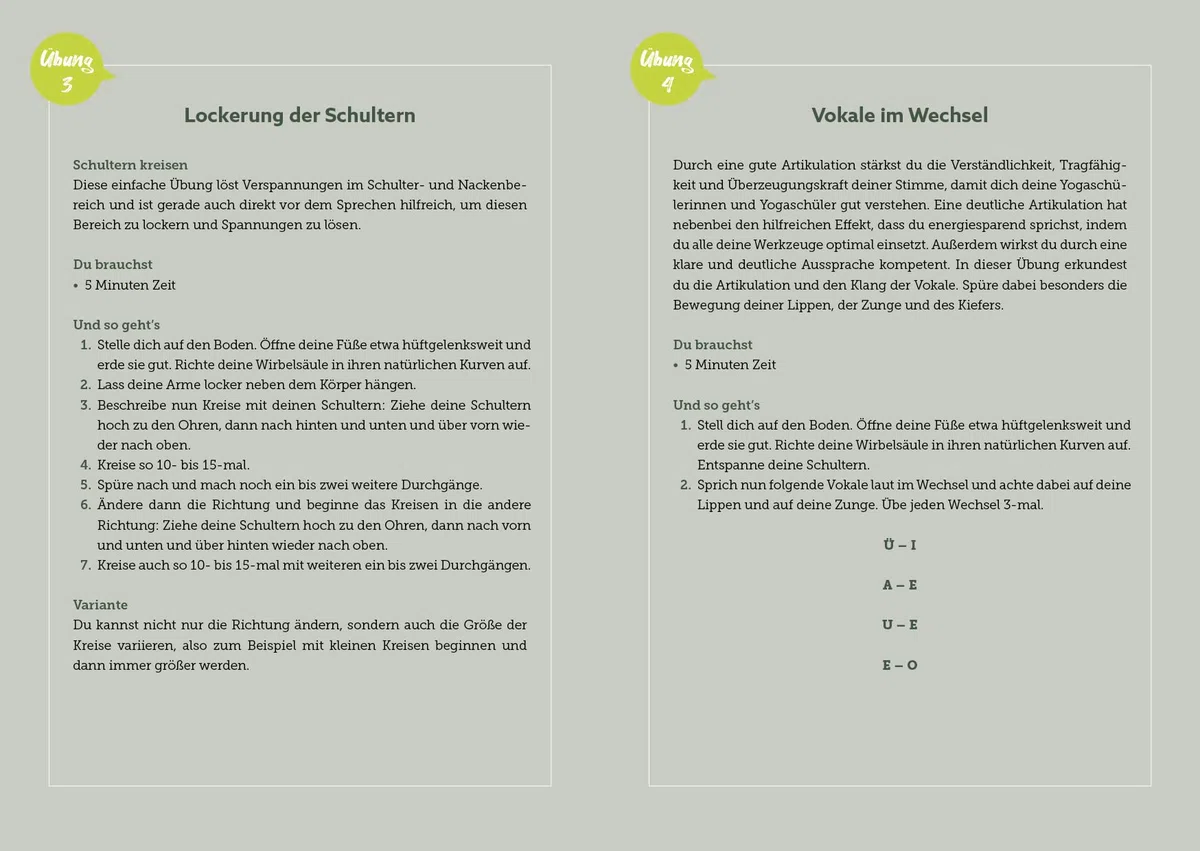 Die Kraft der Sprache im Yoga: Wie du Stimmlage, Betonung und Wortwahl gezielt einsetzt, um deine Yogaschüler mit Klarheit und Persönlichkeit zu führen. Mit Stimmübungen