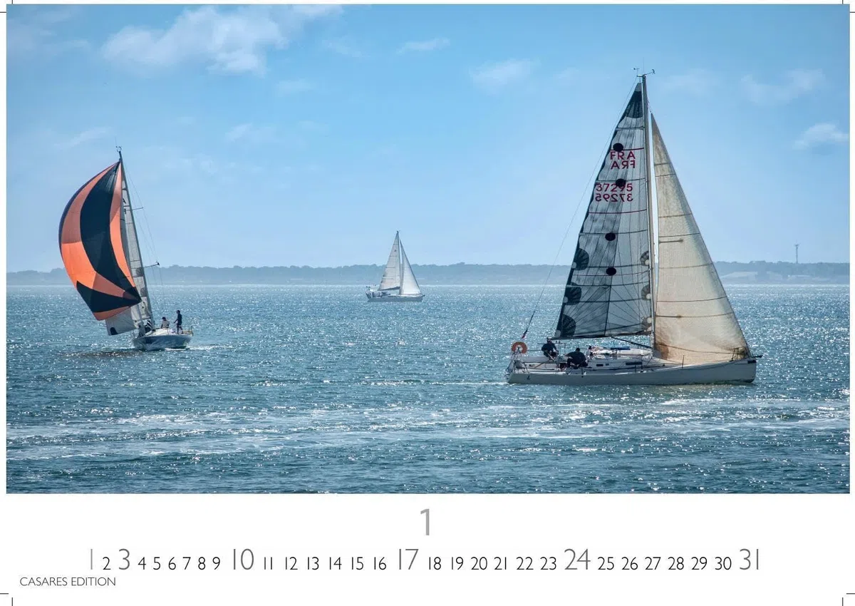 Segeln Kalender 2027 – Wandkalender | Fotokalender |Segelkalender Kalender für Segelliebhaber, Sportkalender 24x35cm
