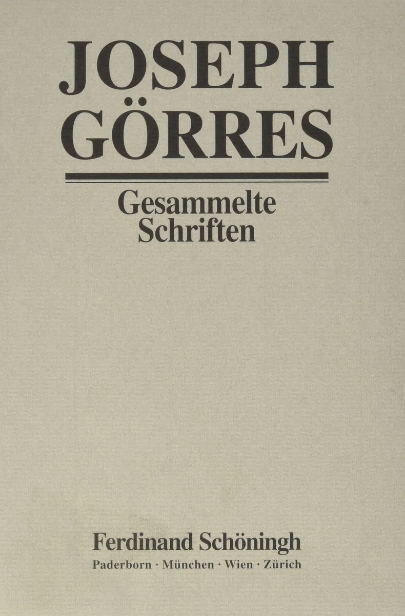 Gesammelte Schriften, Bd.17, Athanasius: Fortgeführt im Auftrag der Görres-Gesellschaft von der Görres-Forschungsstelle an der Katholischen Universität Eichstätt (Joseph Görres - Gesammelte Schriften)