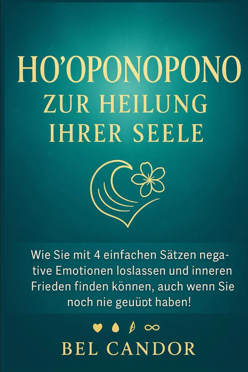 HO'OPONOPONO ZUR HEILUNG IHRER SEELE: Wie Sie mit 4 einfachen Sätzen negative Emotionen loslassen und inneren Frieden finden können, auch wenn Sie noch nie geübt haben! (hooponopono DE, Band 1)