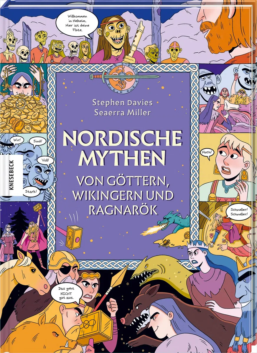 Nordische Mythen: Von Göttern, Wikingern und Ragnarök. Lustiger Comicspaß für Kinder ab 8 – mit witzigen Abenteuern von Odin, Thor & Co. und spannenden Fakten zur nordischen Götterwelt