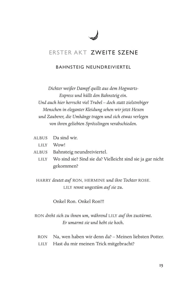 Harry Potter und das verwunschene Kind. Teil eins und zwei (Special Rehearsal Edition Script) (Harry Potter)