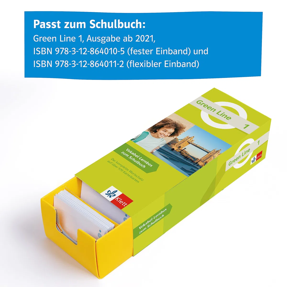 Green Line 1 (ab 2021) Klasse 5 Vokabel-Lernbox zum Schulbuch: Englisch passend zum Lehrwerk üben (Green Line. Ausgabe ab 2021)
