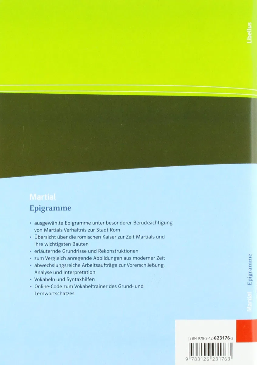 Martial: Epigramme. Der Dichter und die Stadt: Textausgabe Klassen 9-13 (Libellus - Initia)