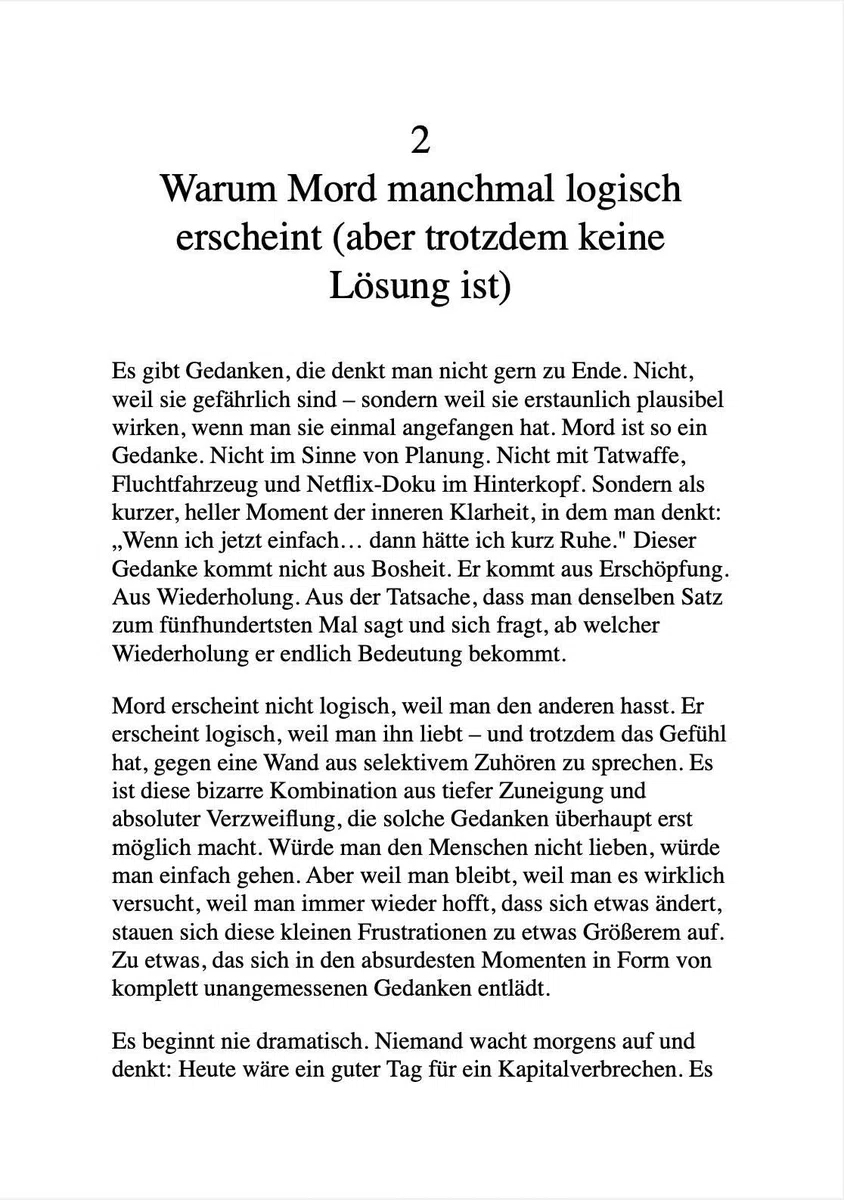 WIE MAN SEINEN EHEMANN NICHT UMBRINGT: Der (halbwegs legale) Survival-Guide für Ehefrauen