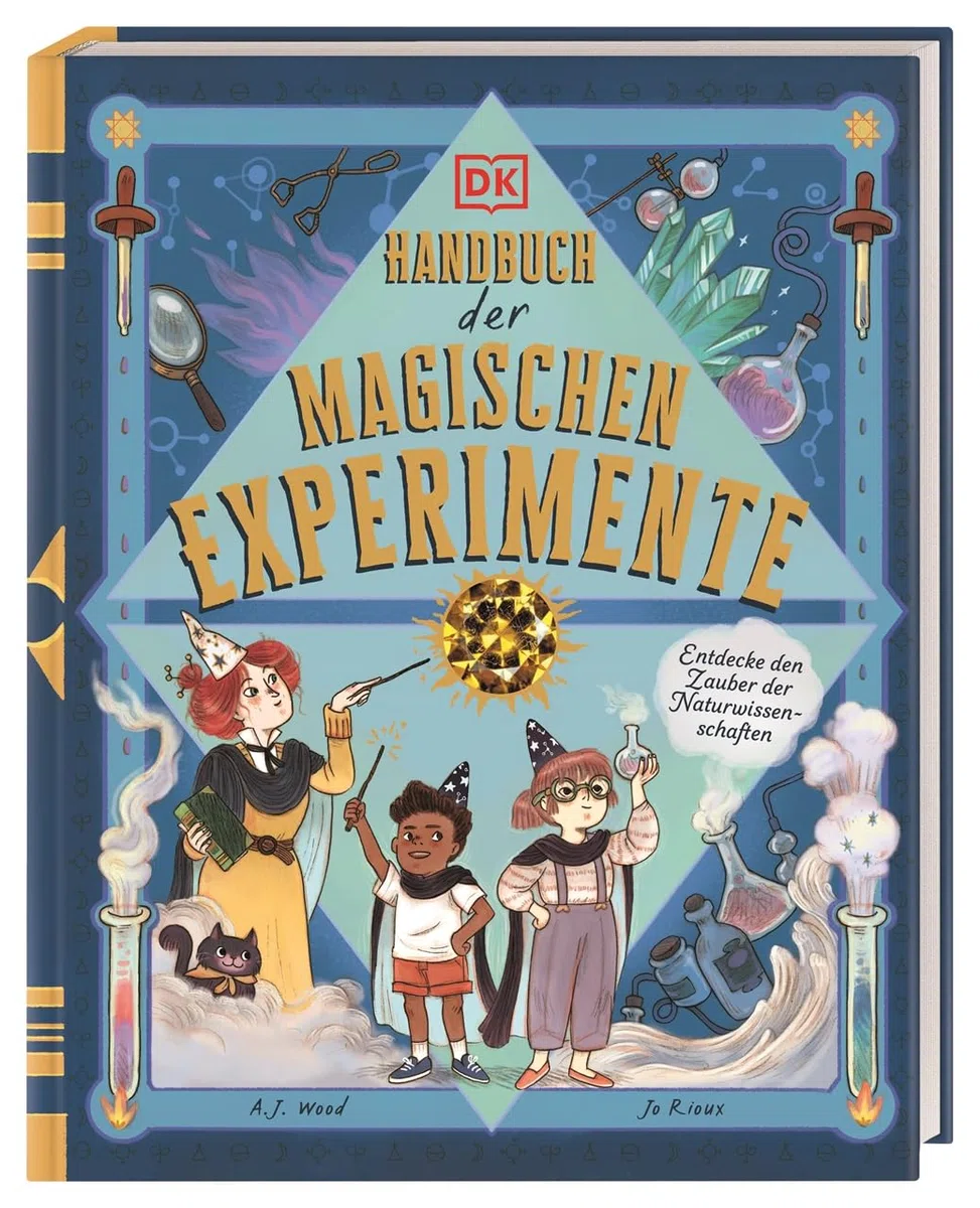 Handbuch der magischen Experimente: Entdecke den Zauber der Naturwissenschaften. Mit zahlreichen Klappen & Funkelstein im Cover. Für Kinder ab 7 Jahren