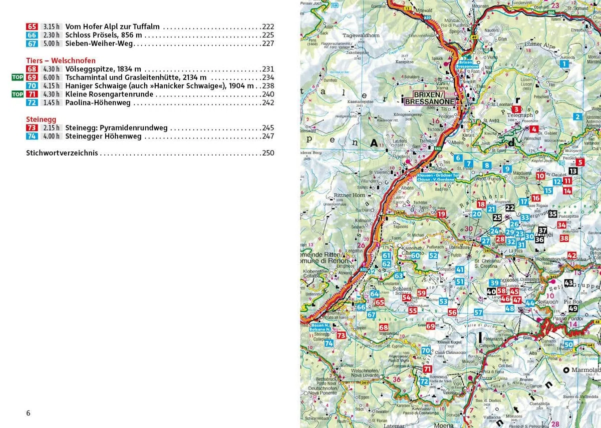 Dolomiten Band 1 - Grödnertal: mit Rosengarten, Langkofel und Seiser Alm. 74 Touren mit GPS-Tracks (Rother Wanderführer)