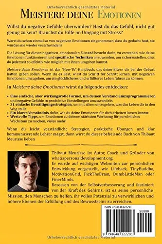 Meistere Deine Emotionen: Ein praktischer Leitfaden zur Überwindung von Negativität und zum besseren Umgang mit deinen Gefühlen (Meister Serie, Band 1)