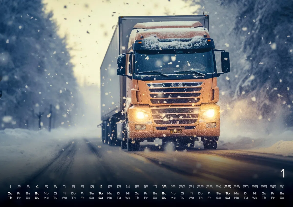 Trucks - Könige der Straße - LKW - 2026 - Kalender DIN A3: Der Wandkalender mit den besten LKW's auf unseren Straßen für das Jahr 2026 im Format DIN A3 (ca. 42 x 30 cm)!