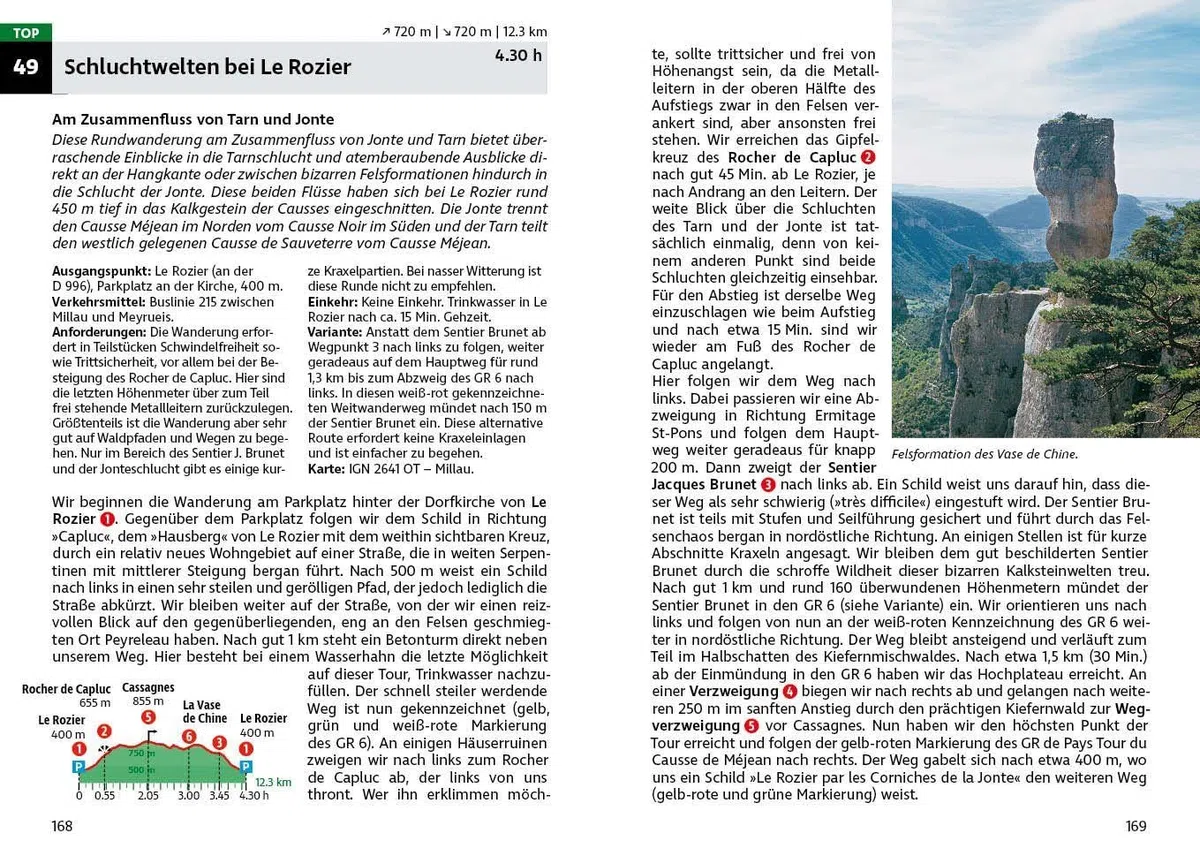 Cevennen - Ardèche: mit Grands Causses, Aigoual-Massiv und Mont Lozère. 56 Touren mit GPS-Tracks (Rother Wanderführer)