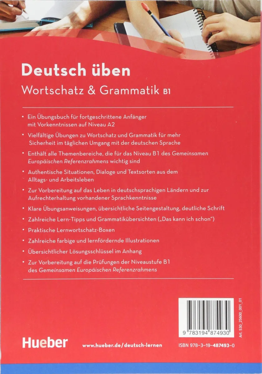 Wortschatz & Grammatik B1: Buch (deutsch üben)