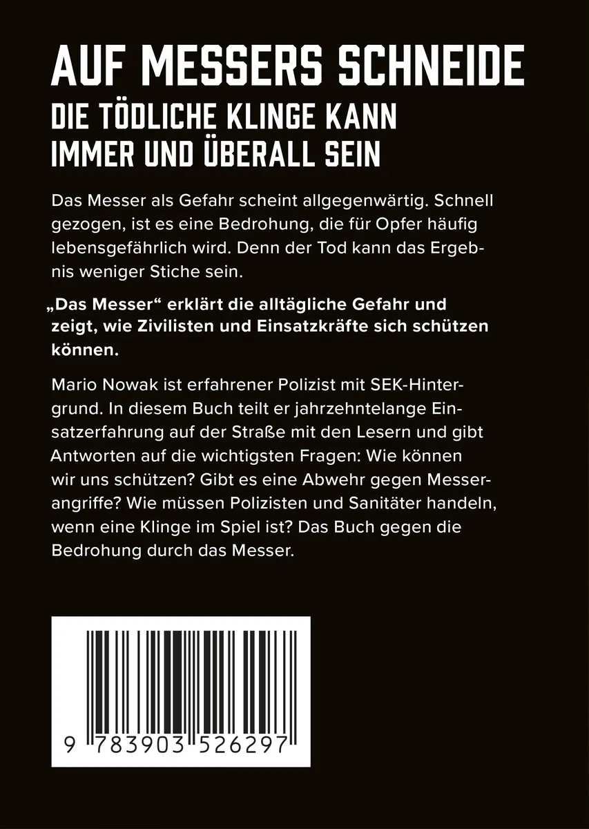 Das Messer – Wie Du Dich gegen die alltägliche Gefahr schützen kannst – Black Book 16