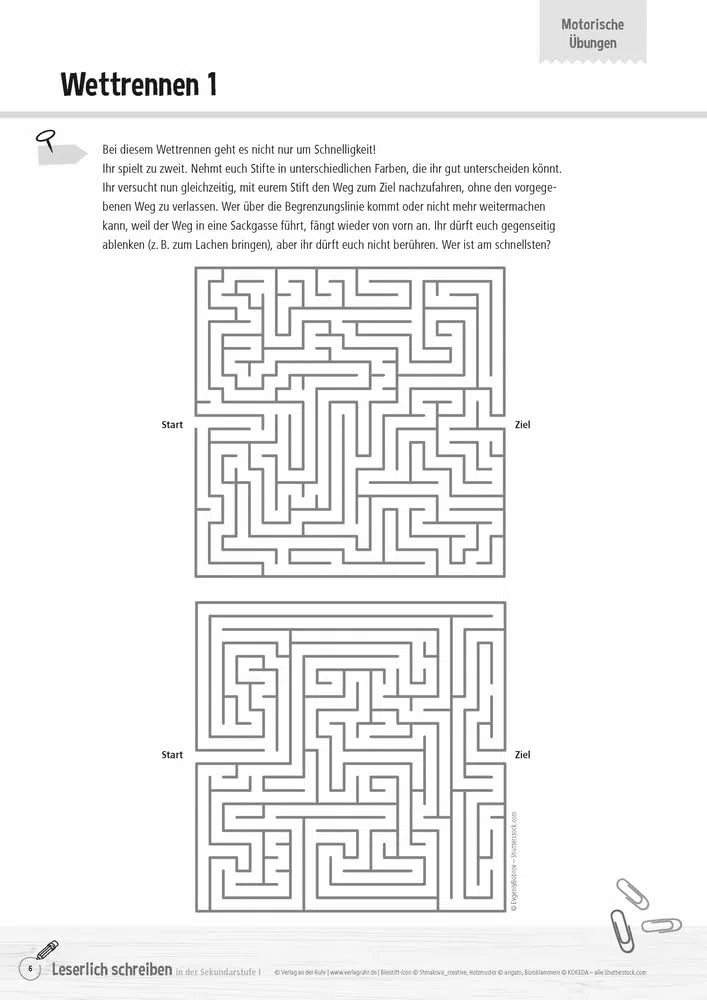 Leserlich schreiben in der Sekundarstufe I​: Motorik schulen, Handschrift verbessern, Seiten strukturieren (Back to Basics)