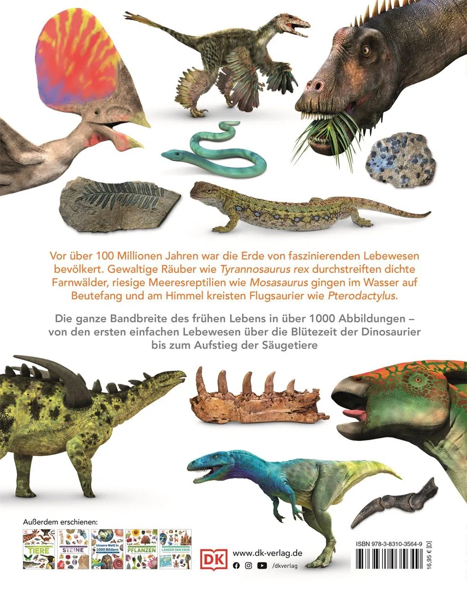 Unsere Welt in 1000 Bildern. Dinosaurier: Lebewesen und Fossilien der Urzeit. Dinos spektakülar und reich bebildert erklärt. Für Kinder ab 7 Jahren