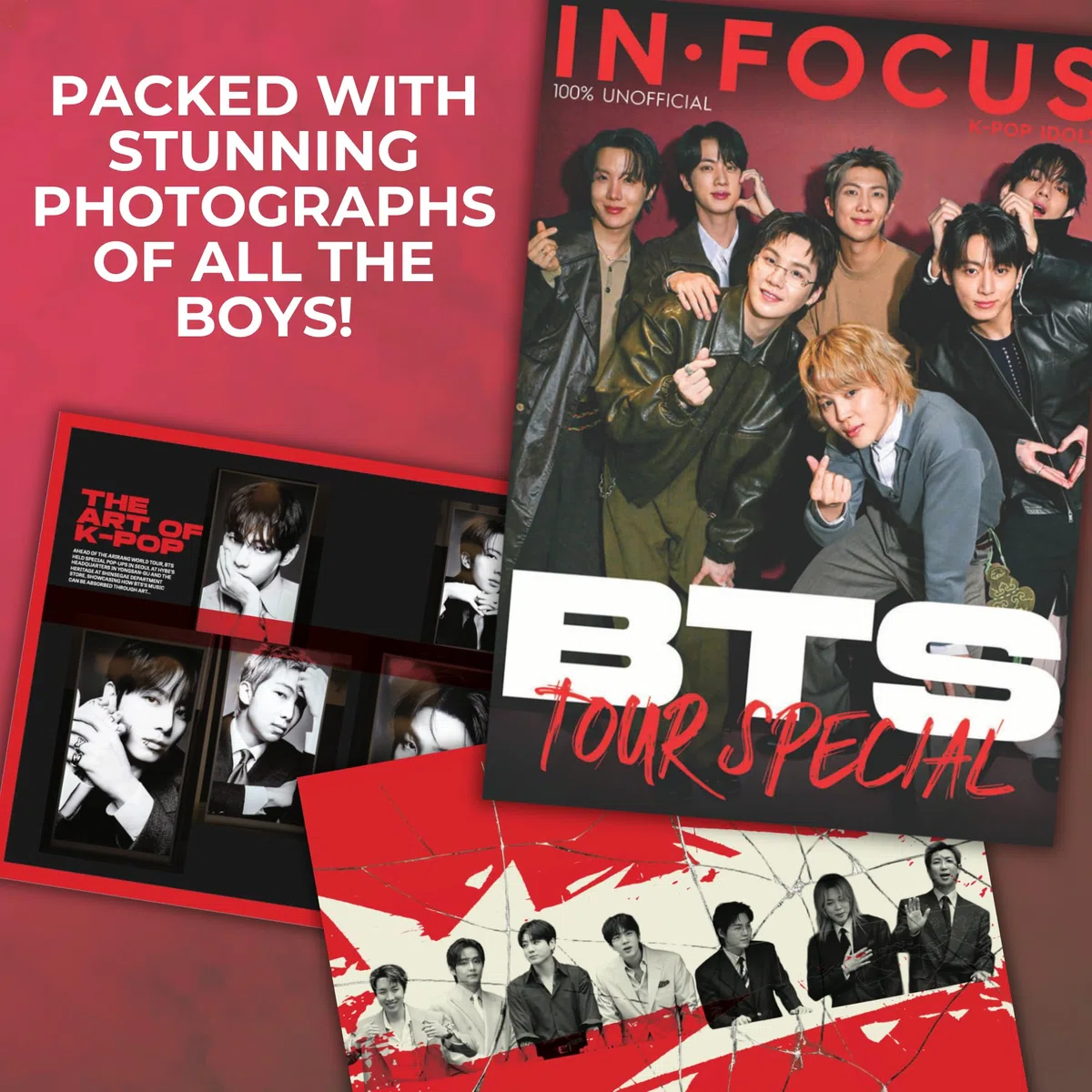 BTS Tour Special / The Ultimate 100% Unofficial Fan Guide to the World’s Biggest K-Pop Idols: Iconic Live Performances, Stadium Memories, Member Profiles, and Chart Milestones!