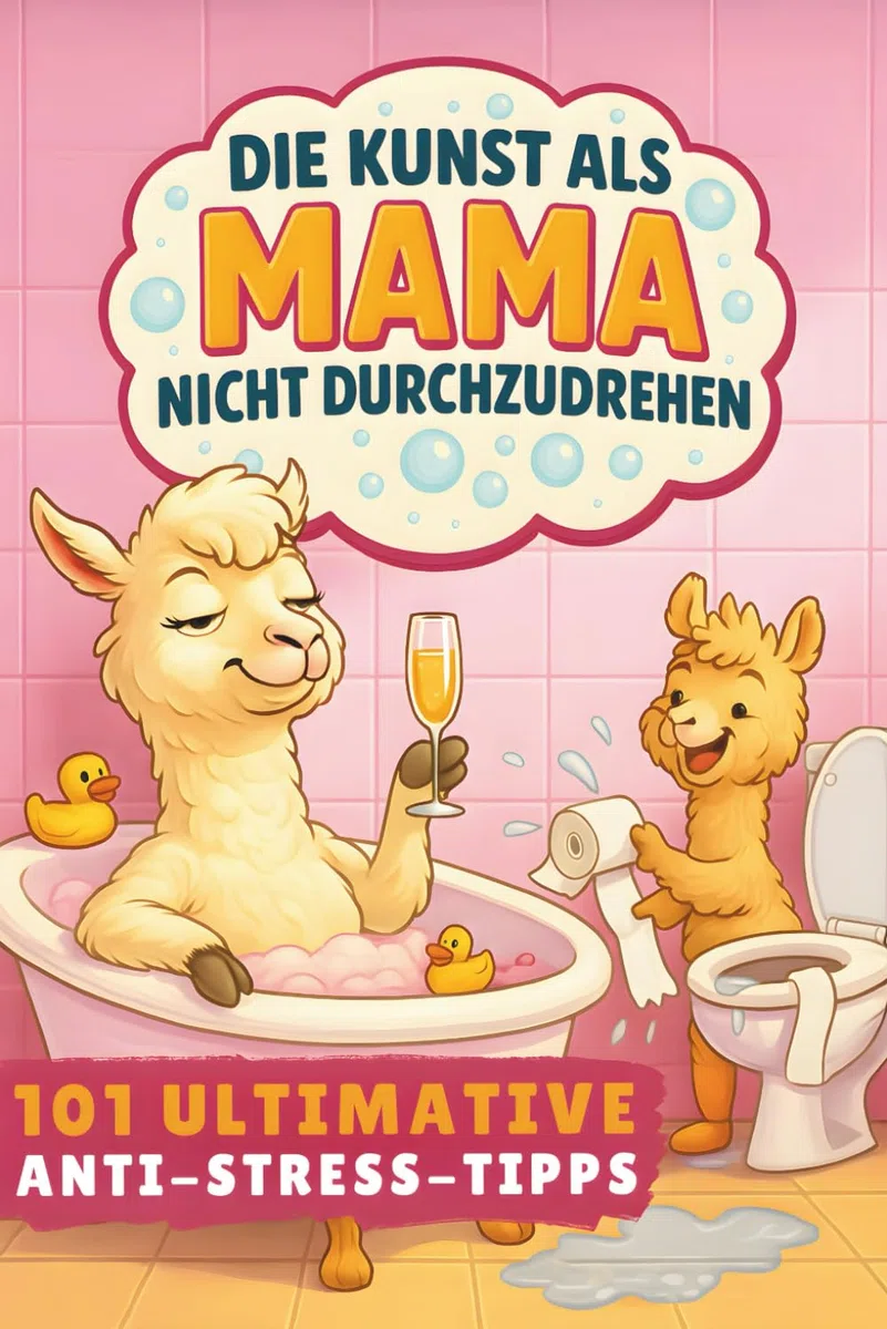 Die Kunst als Mama nicht durchzudrehen! 101 ultimative Anti-Stress-Tipps: Das lustige Geschenkbuch für Mütter mit Liebe, Gelassenheit und einer Portion Sarkasmus