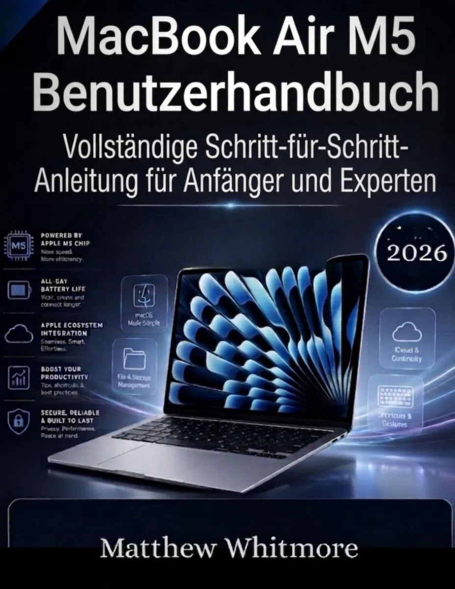 MacBook Air M5 Benutzerhandbuch: Vollständige Schritt-für-Schritt-Anleitung für Anfänger und Experten