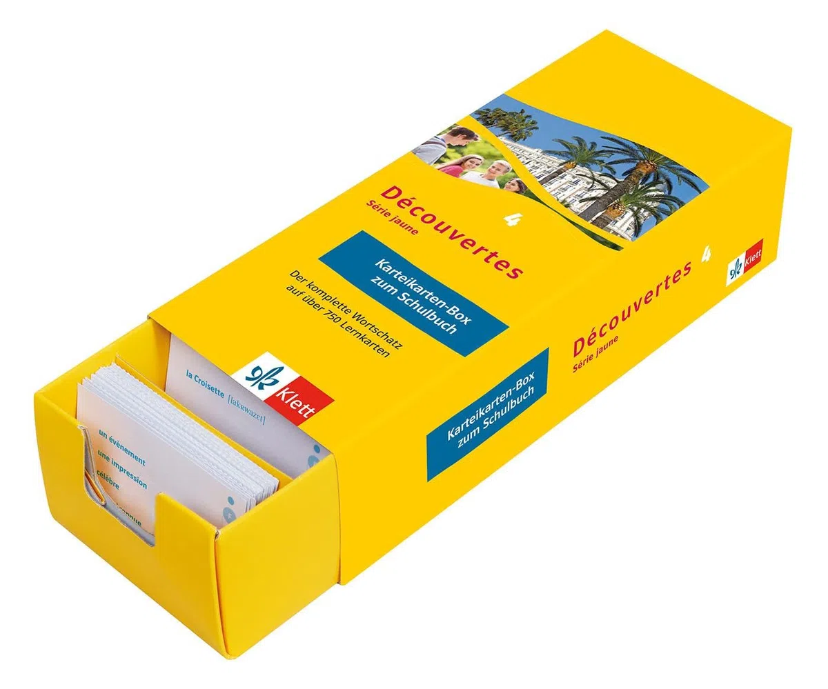 Découvertes Série Jaune 4 - Vokabel-Lernbox zum Schulbuch: Französisch passend zum Lehrwerk üben (Découvertes. Série jaune (ab Klasse 6). Ausgabe ab 2012)
