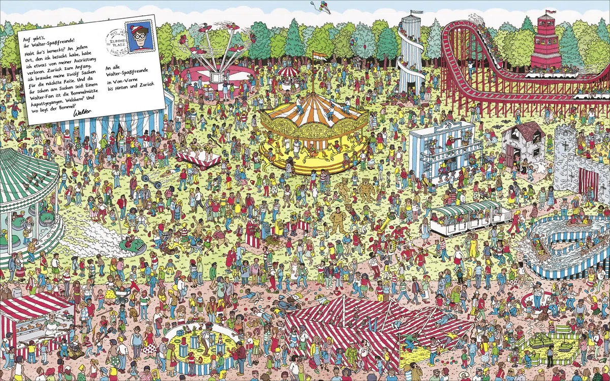 Wo ist Walter?: Das Original! Kultiges Wimmelbilderbuch für Kinder ab 4 Jahren und Erwachsene