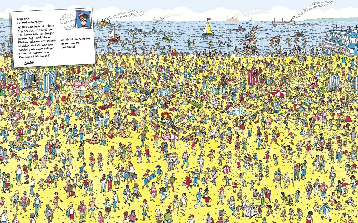 Wo ist Walter?: Das Original! Kultiges Wimmelbilderbuch für Kinder ab 4 Jahren und Erwachsene