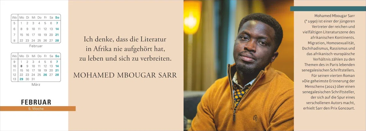 Der literarische Premium-Tischplaner 2027 - Wochenkalender mit Zitaten und Biografien ausgewählter Autorinnen und Autoren: Terminkalender zum ... Schriftsteller und Autorinnen. 29,9 x 11,1 cm