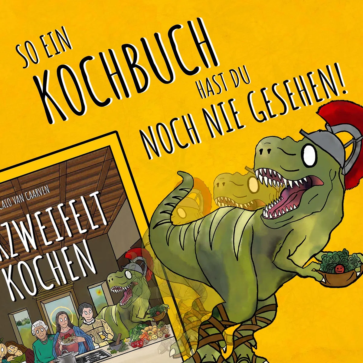 Verzweifelt Kochen: Das lustige Kochbuch für mehr Bauchgefühl und weniger Verzweiflung, und zwar ganz vegetarisch.: Das amüsante Kochbuch für mehr Bauchgefühl & Gelassenheit in Küche und Leben