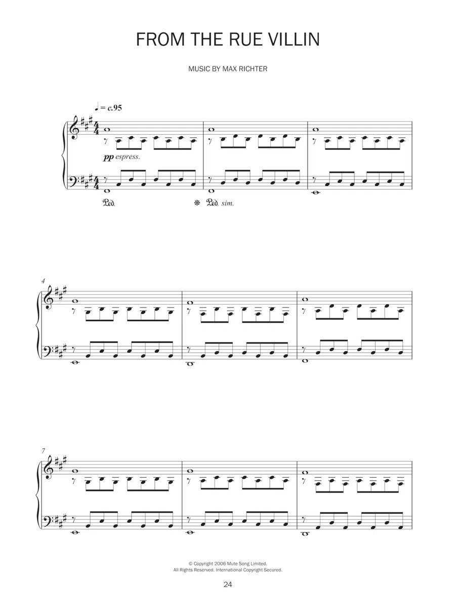 Piano Works | Notenbuch für Klavier-Solos für Fortgeschrittene | Songbook mit zeitgenössischer klassische Klaviermusik zum Lernen, für Auftritte und zur Erkundung des modernen Repertoires