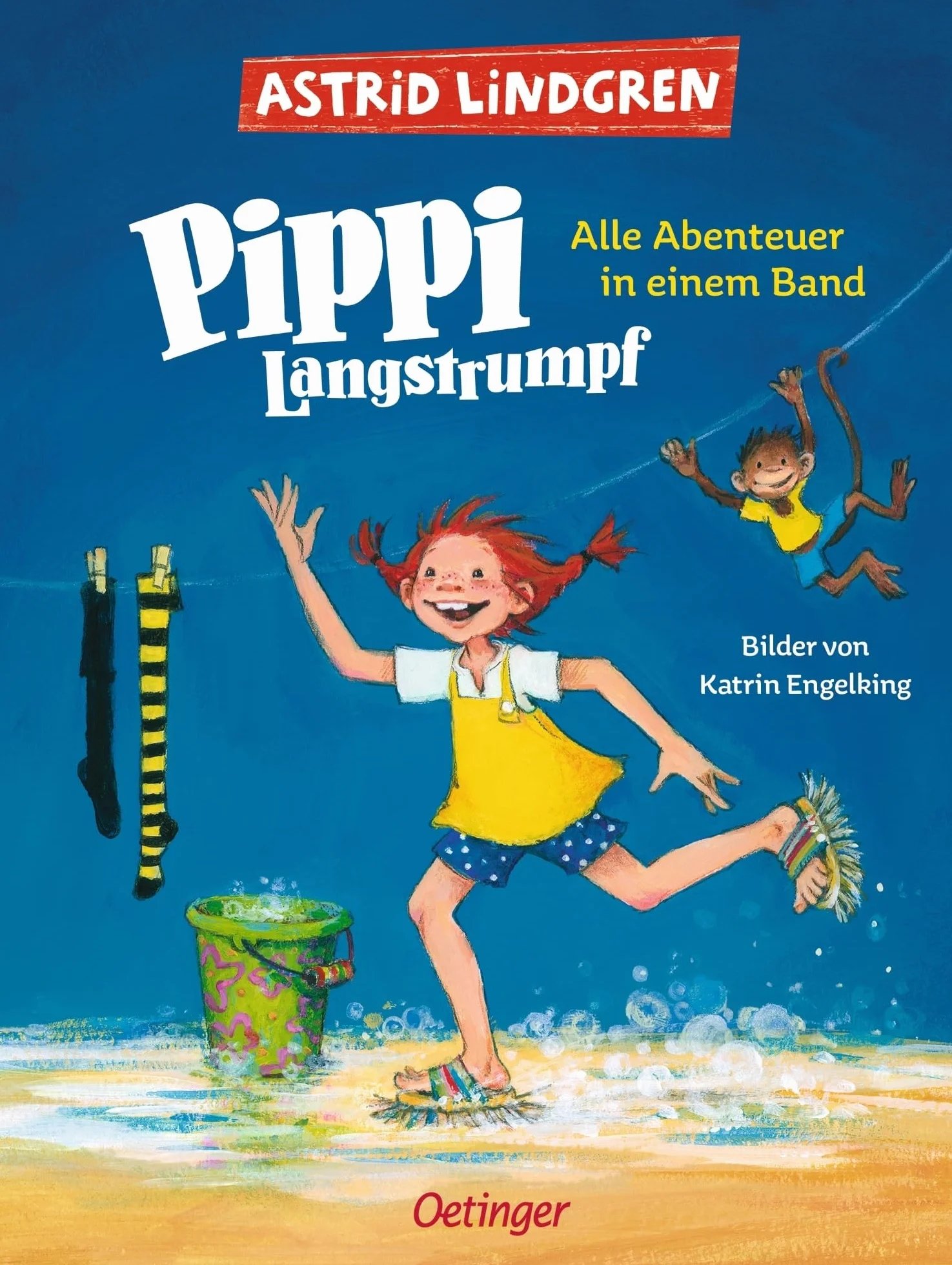 Pippi Langstrumpf. Alle Abenteuer in einem Band: Gesamtausgabe des Kinderbuch-Klassikers zum Vorlesen oder Selbstlesen ab 6 Jahren, modern und farbig illustriert