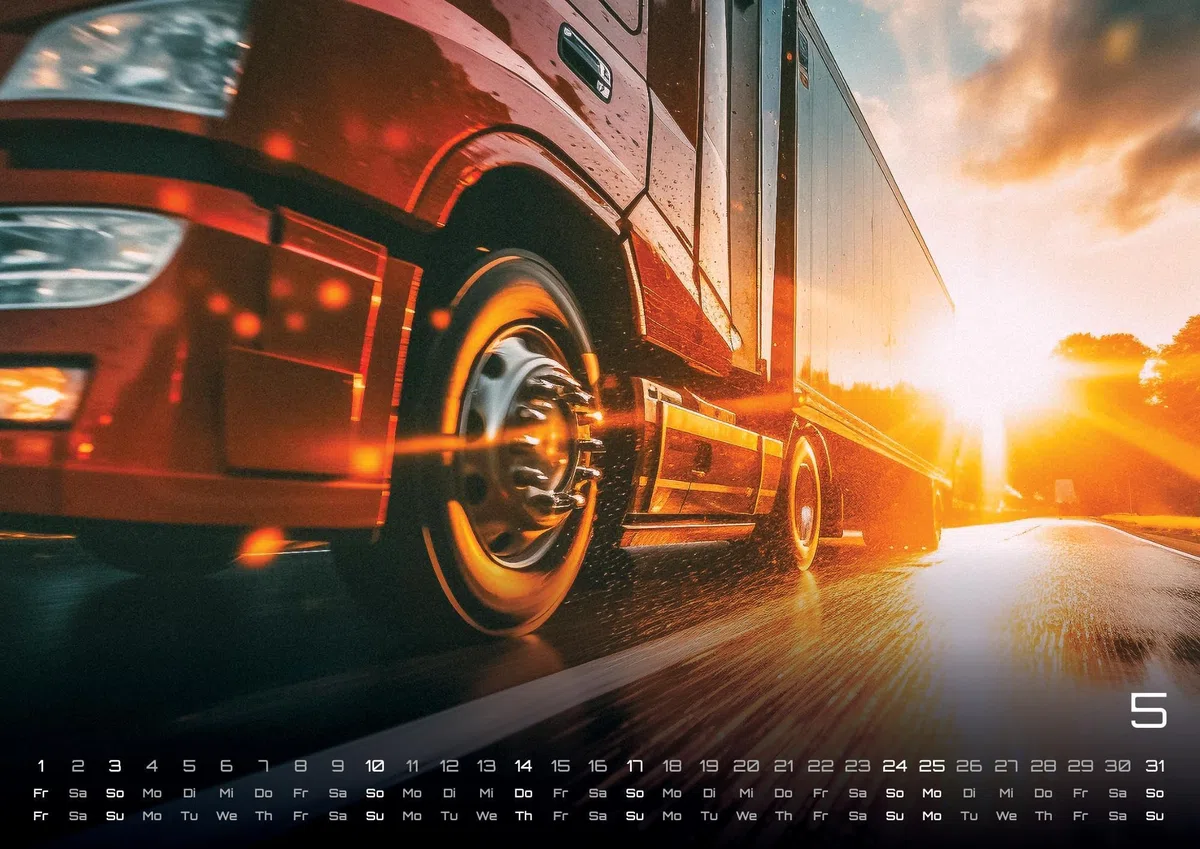 Trucks - Könige der Straße - LKW - 2026 - Kalender DIN A3: Der Wandkalender mit den besten LKW's auf unseren Straßen für das Jahr 2026 im Format DIN A3 (ca. 42 x 30 cm)!