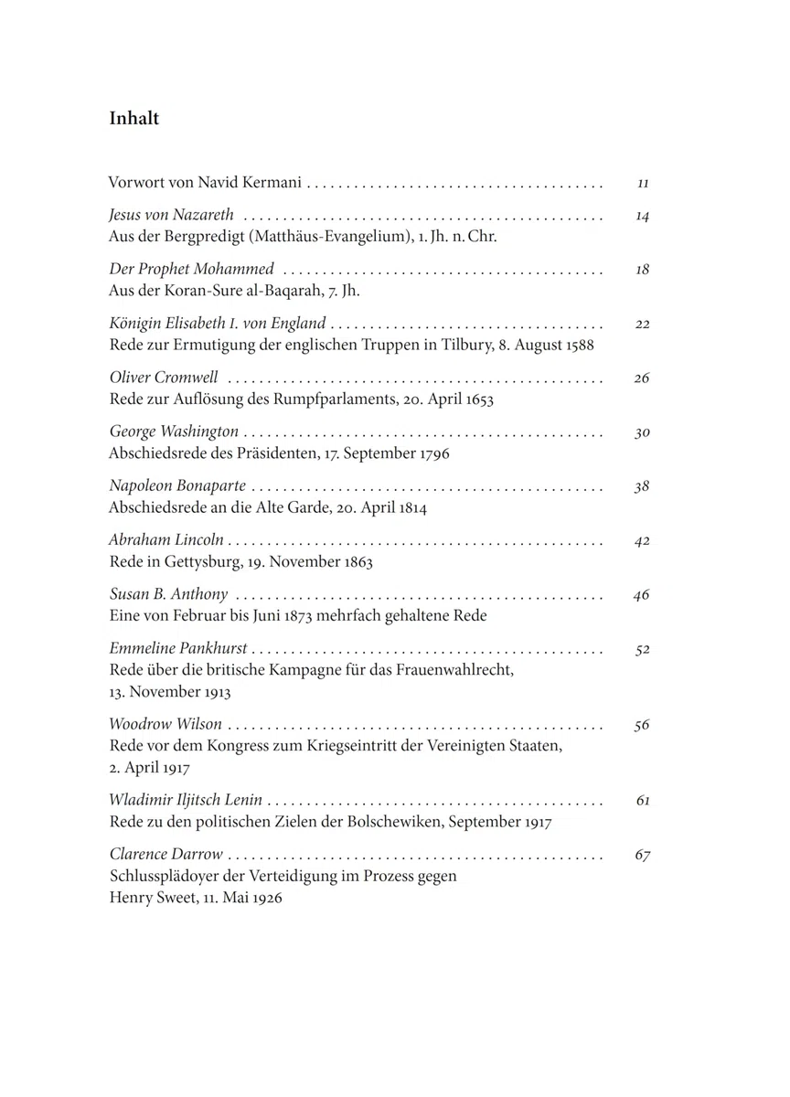 Reden, die unsere Welt veränderten: Erweiterte und aktualisierte Ausgabe | Mit Biografien und einem Begleittext zur historischen Bedeutung jeder Rede